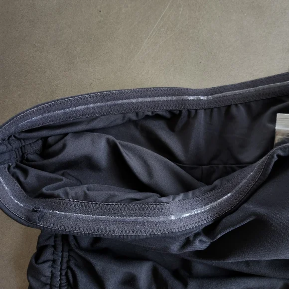 Robin Piccone Womens Black Aubrey Bandeau One Piece Swimsuit Size 10 NWT $176 - Picture 8 of 10